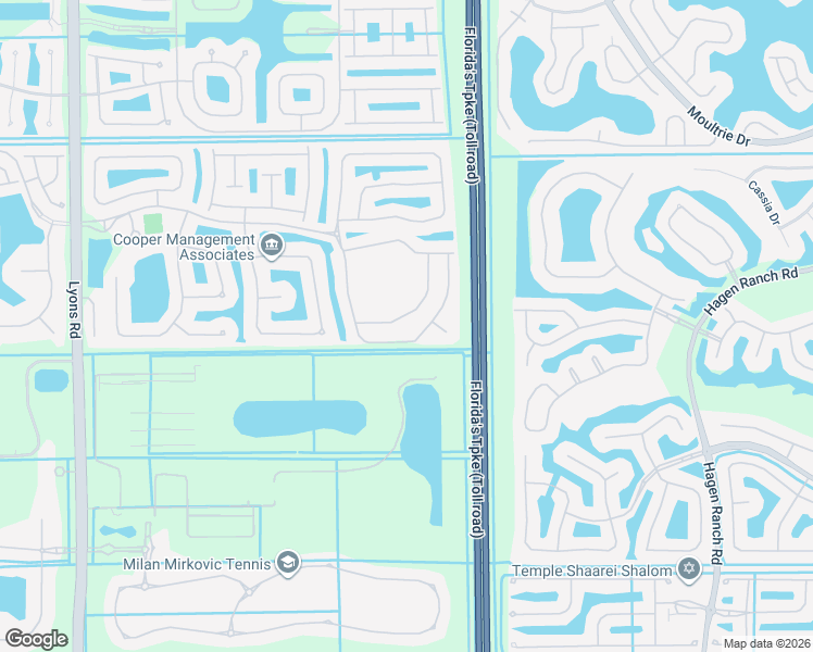 map of restaurants, bars, coffee shops, grocery stores, and more near 8438 Siciliano Street in Boynton Beach