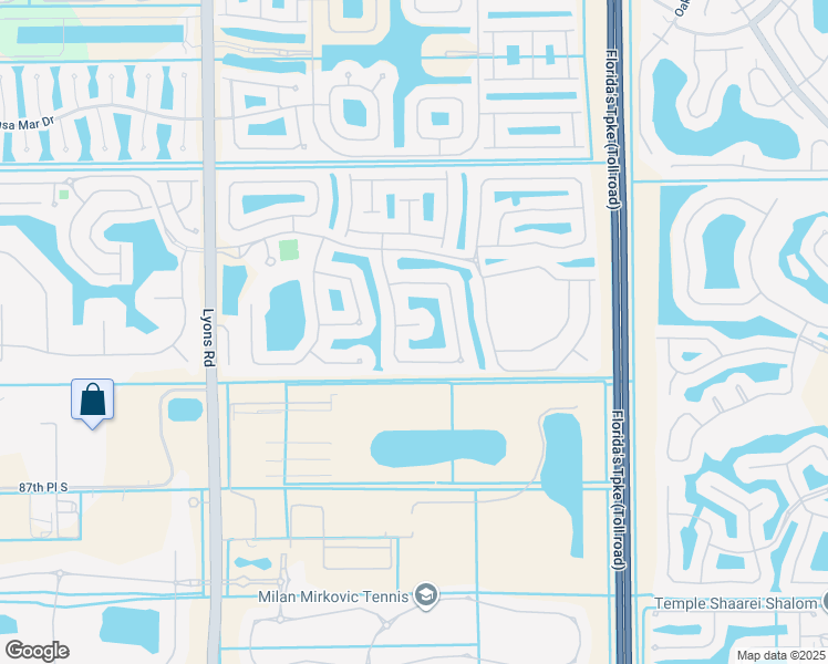 map of restaurants, bars, coffee shops, grocery stores, and more near 8542 Royal Verona Circle in Boynton Beach
