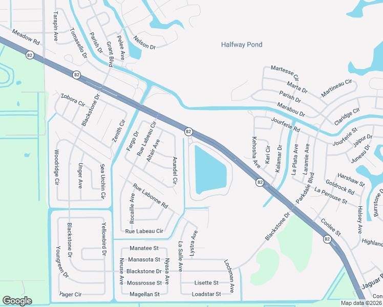 map of restaurants, bars, coffee shops, grocery stores, and more near 13209 Golden Palms Circle in Fort Myers