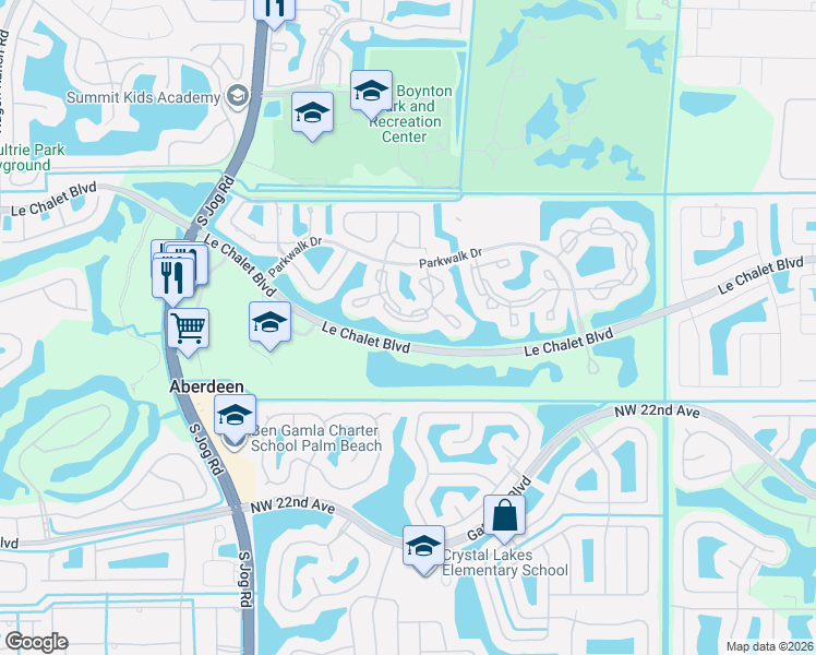 map of restaurants, bars, coffee shops, grocery stores, and more near 8299 Mooring Circle in Boynton Beach
