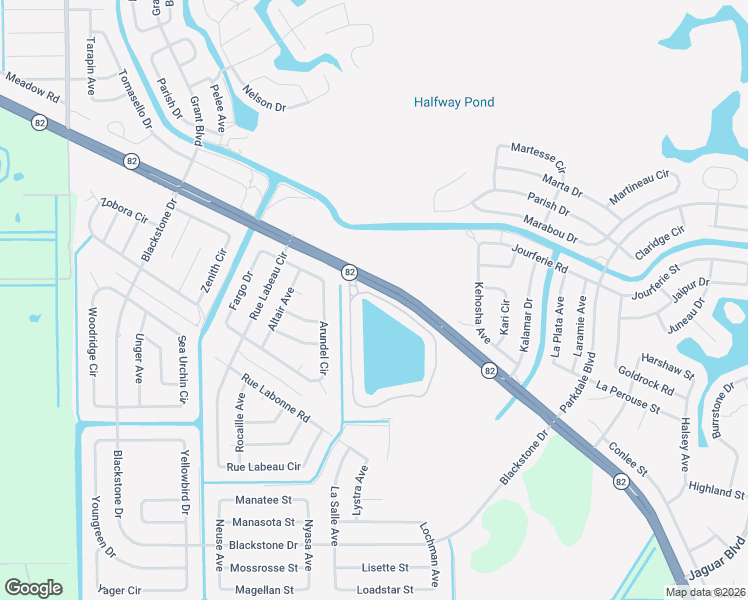 map of restaurants, bars, coffee shops, grocery stores, and more near 13869 Golden Palms Circle in Fort Myers