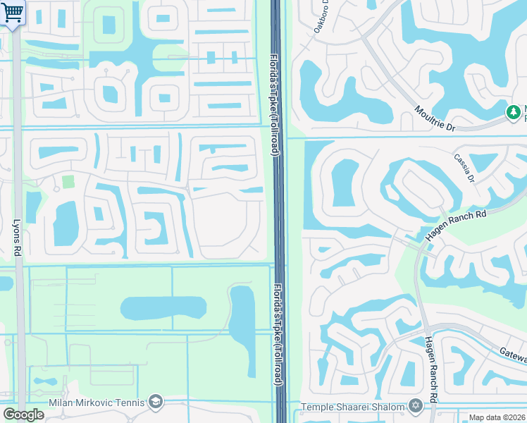map of restaurants, bars, coffee shops, grocery stores, and more near 8014 Bellafiore Way in Boynton Beach