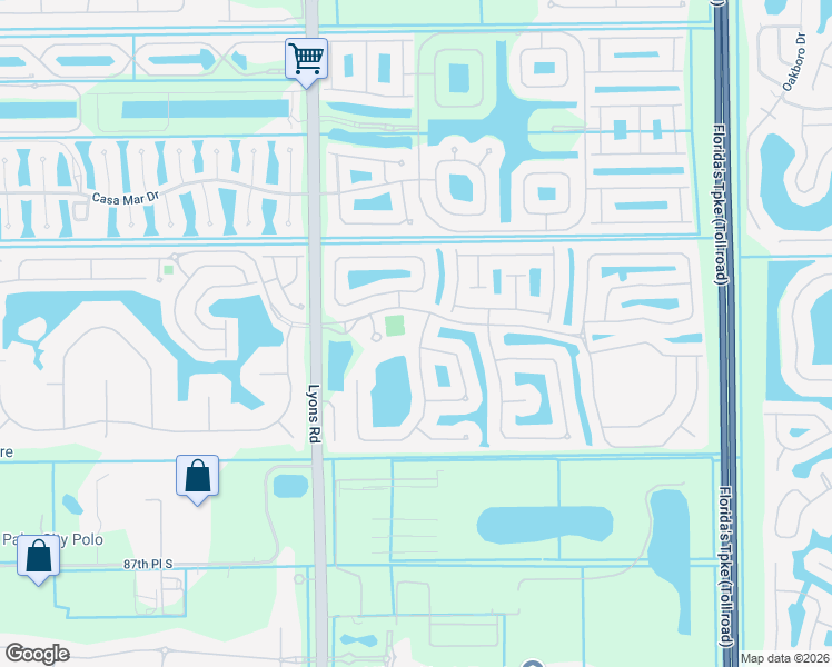 map of restaurants, bars, coffee shops, grocery stores, and more near 8233 Marsala Way in Boynton Beach