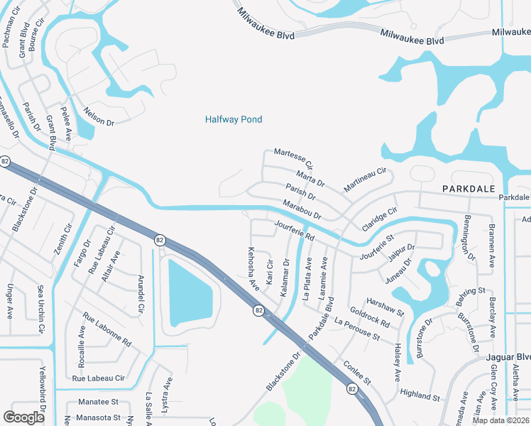 map of restaurants, bars, coffee shops, grocery stores, and more near 316 Marabou Drive in Lehigh Acres