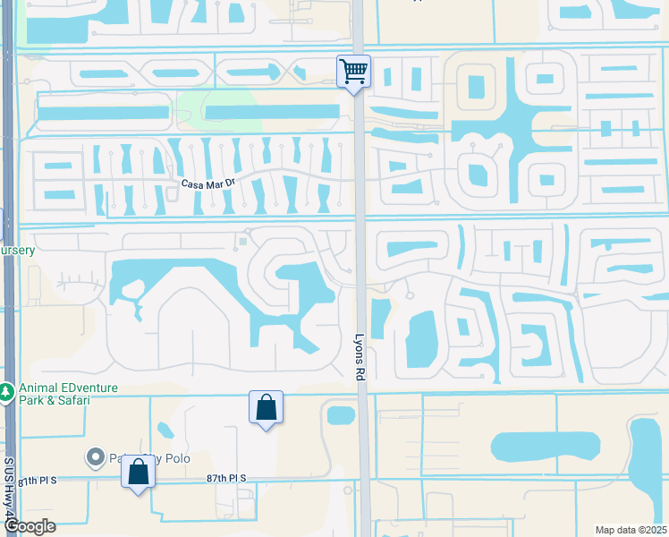 map of restaurants, bars, coffee shops, grocery stores, and more near 8108 Briantea Drive in Boynton Beach