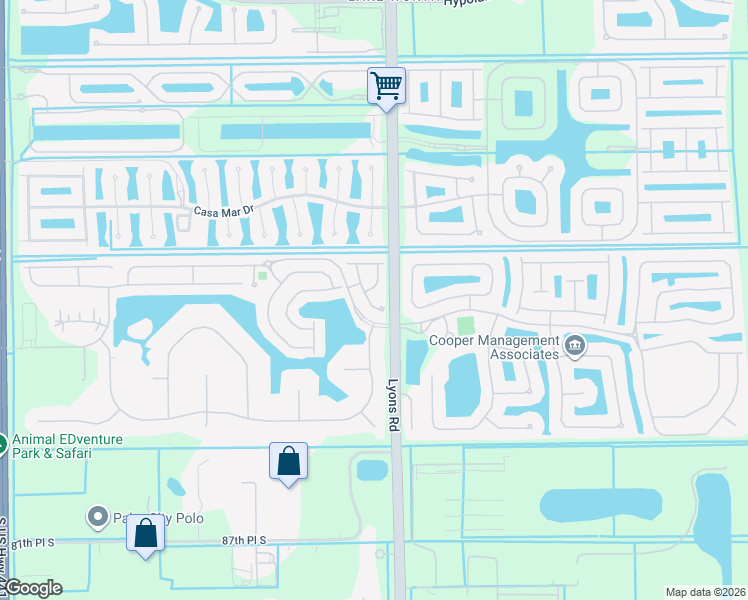 map of restaurants, bars, coffee shops, grocery stores, and more near 8108 Briantea Drive in Boynton Beach