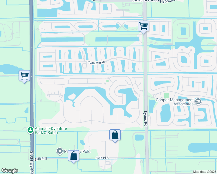 map of restaurants, bars, coffee shops, grocery stores, and more near 9172 Cove Point Circle in Boynton Beach