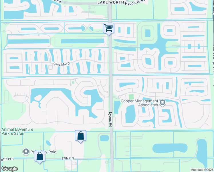 map of restaurants, bars, coffee shops, grocery stores, and more near 8068 Briantea Drive in Boynton Beach