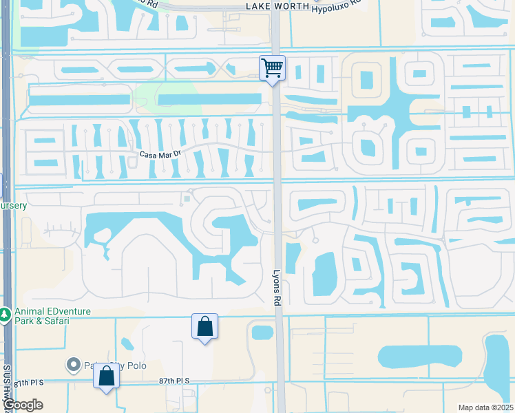 map of restaurants, bars, coffee shops, grocery stores, and more near 8108 Briantea Drive in Boynton Beach