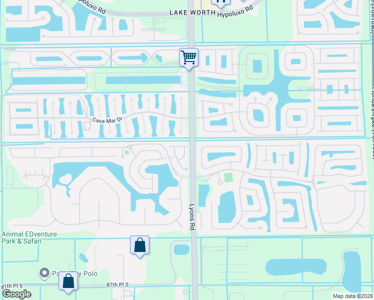 map of restaurants, bars, coffee shops, grocery stores, and more near 8028 Briantea Drive in Boynton Beach