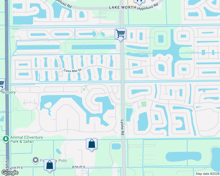map of restaurants, bars, coffee shops, grocery stores, and more near 9356 Cove Point Circle in Boynton Beach