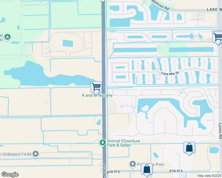 map of restaurants, bars, coffee shops, grocery stores, and more near 9983 Porta Leona Lane in Boynton Beach