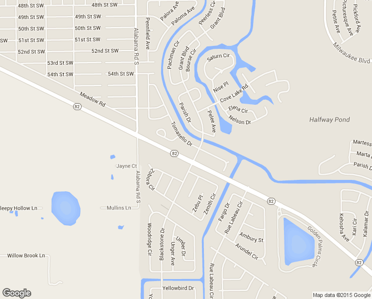 map of restaurants, bars, coffee shops, grocery stores, and more near 101 Grant Boulevard in Lehigh Acres
