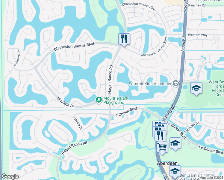 map of restaurants, bars, coffee shops, grocery stores, and more near 7082 Lake Island Drive in Lake Worth