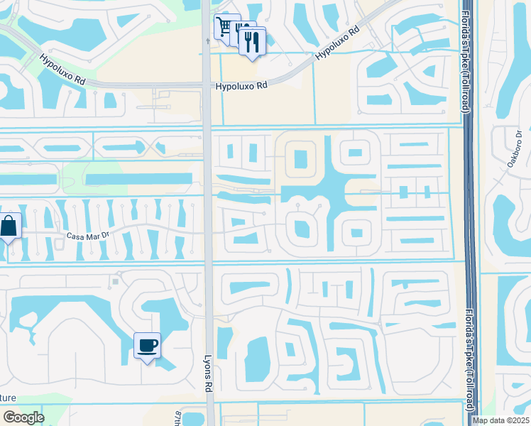 map of restaurants, bars, coffee shops, grocery stores, and more near 5500 Laguna Royale Pts in Lake Worth