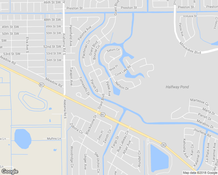map of restaurants, bars, coffee shops, grocery stores, and more near Pelee Avenue in Lehigh Acres