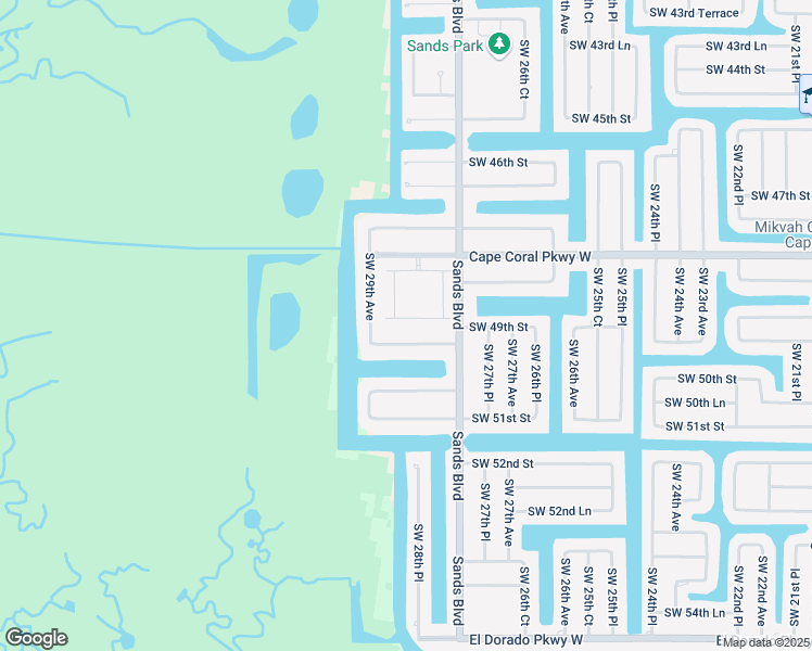 map of restaurants, bars, coffee shops, grocery stores, and more near 2959 Sunset Pointe Circle in Cape Coral