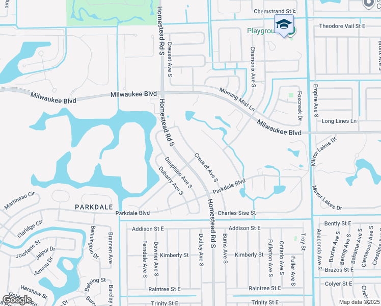 map of restaurants, bars, coffee shops, grocery stores, and more near 652 Creuset Avenue South in Lehigh Acres