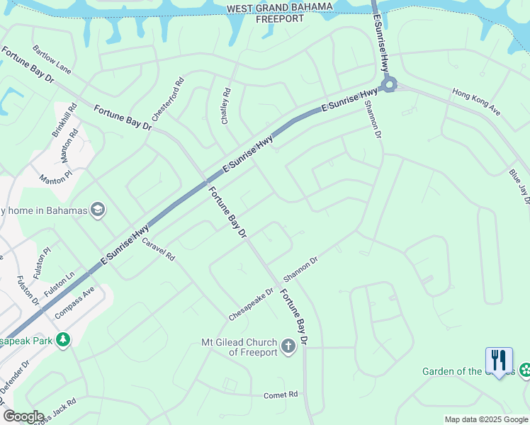 map of restaurants, bars, coffee shops, grocery stores, and more near in Freeport