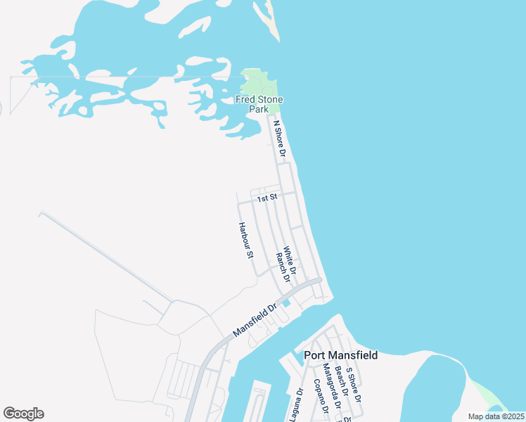 map of restaurants, bars, coffee shops, grocery stores, and more near 433 Ranch Drive in Port Mansfield