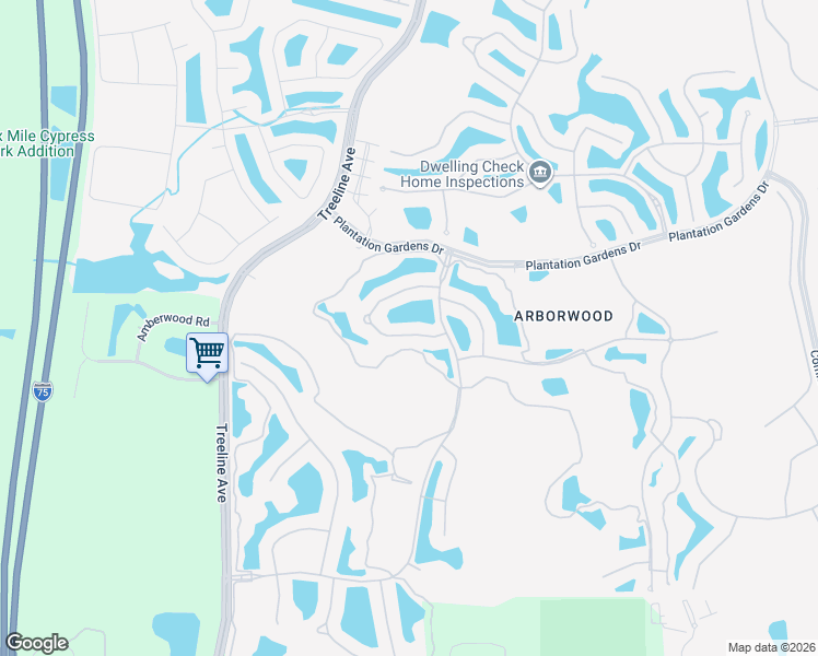 map of restaurants, bars, coffee shops, grocery stores, and more near 10370 Glastonbury Circle in Fort Myers