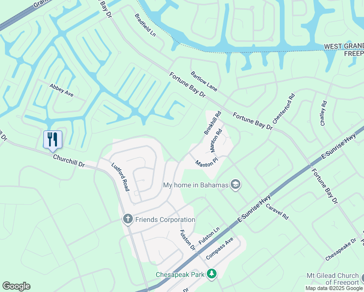 map of restaurants, bars, coffee shops, grocery stores, and more near in Freeport
