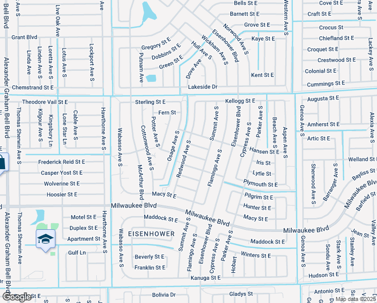 map of restaurants, bars, coffee shops, grocery stores, and more near 953 Lytle Street in Lehigh Acres