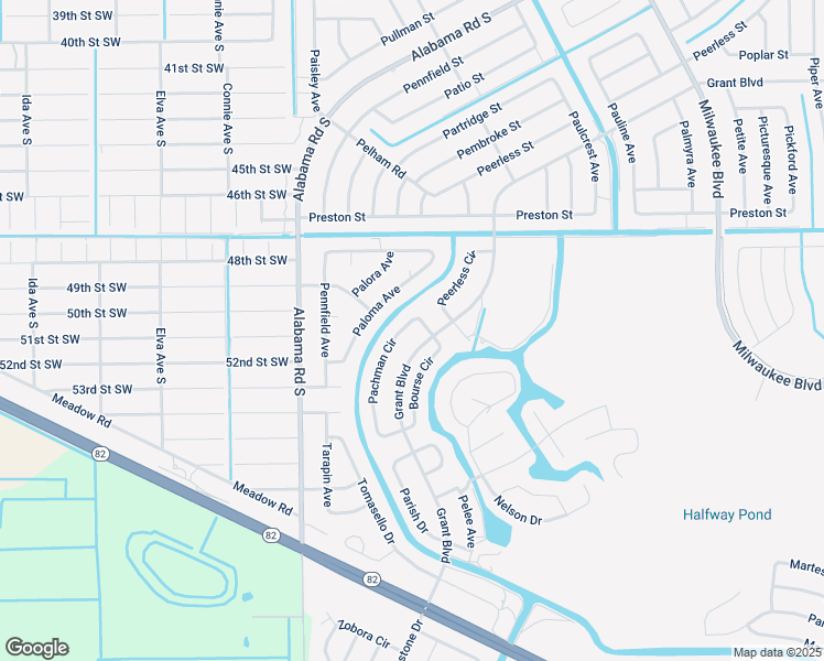 map of restaurants, bars, coffee shops, grocery stores, and more near 543 Pachman Circle in Lehigh Acres
