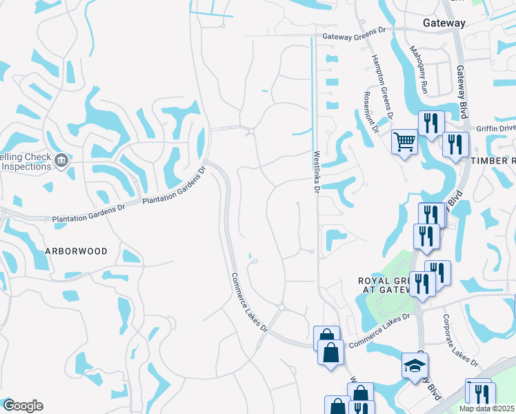 map of restaurants, bars, coffee shops, grocery stores, and more near 11800 Arborwood Preserve Boulevard in Fort Myers