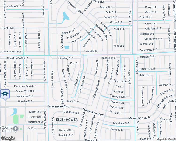 map of restaurants, bars, coffee shops, grocery stores, and more near 523 Killarney Avenue South in Lehigh Acres