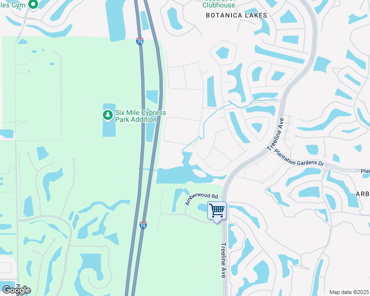 map of restaurants, bars, coffee shops, grocery stores, and more near 10001 Chesapeake Bay Drive in Fort Myers