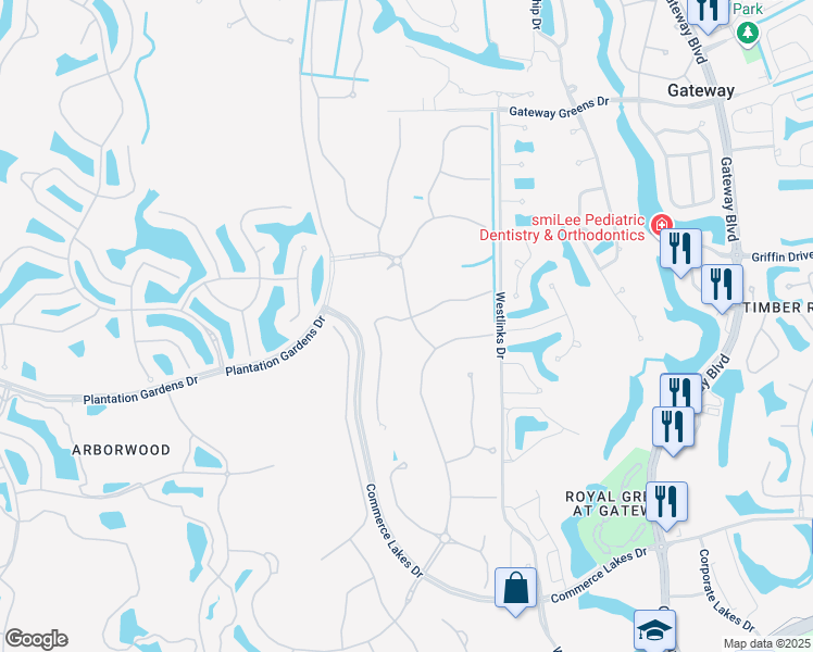 map of restaurants, bars, coffee shops, grocery stores, and more near 11780 Arborwood Preserve Boulevard in Fort Myers