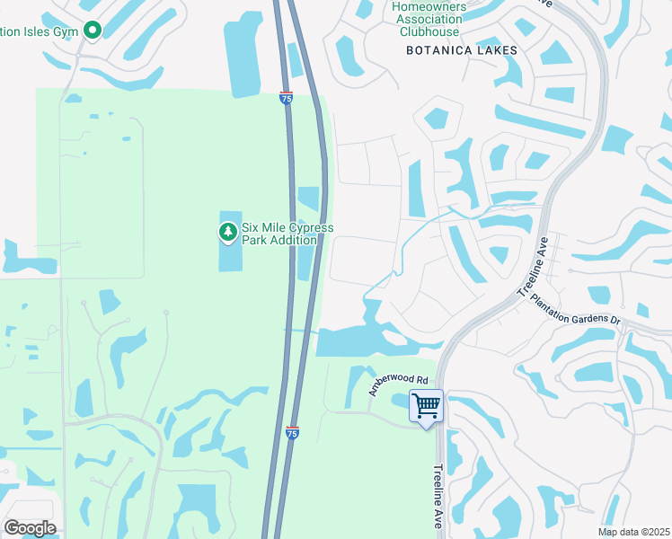 map of restaurants, bars, coffee shops, grocery stores, and more near 11942 Lakewood Preserve Place in Fort Myers