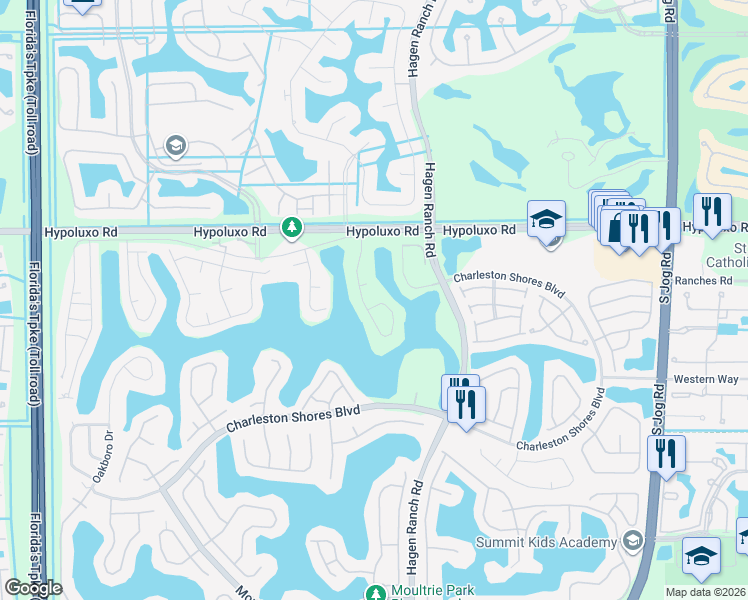 map of restaurants, bars, coffee shops, grocery stores, and more near 7314 Catalina Isle Drive in Lake Worth