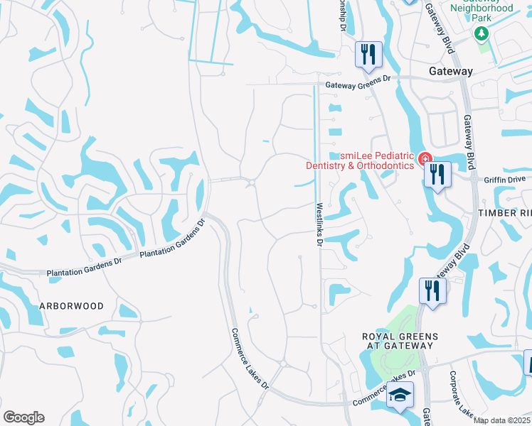 map of restaurants, bars, coffee shops, grocery stores, and more near 11780 Arborwood Preserve Boulevard in Fort Myers