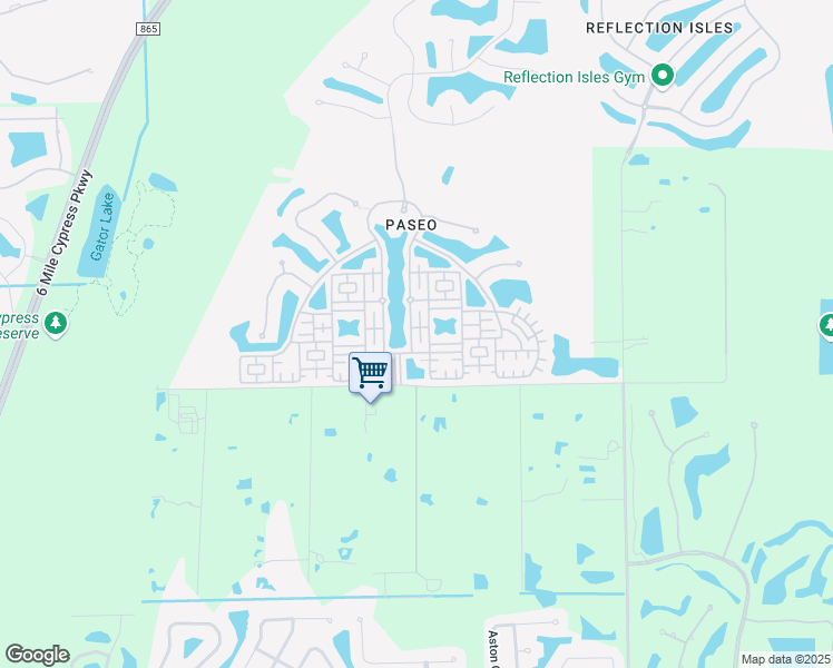 map of restaurants, bars, coffee shops, grocery stores, and more near 11238 Paseo Grande Boulevard in Fort Myers