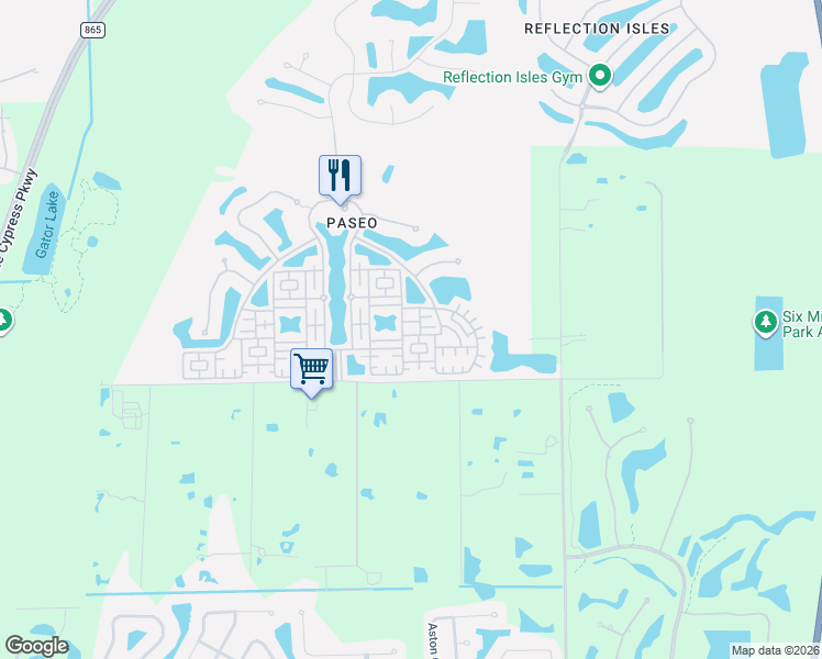 map of restaurants, bars, coffee shops, grocery stores, and more near 11827 Kemena Street in Fort Myers