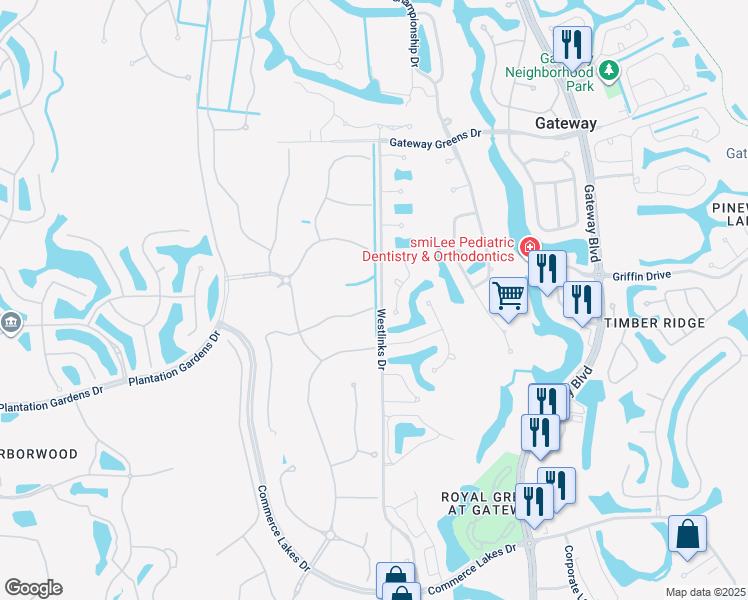 map of restaurants, bars, coffee shops, grocery stores, and more near 11878 Grand Isles Lane in Fort Myers