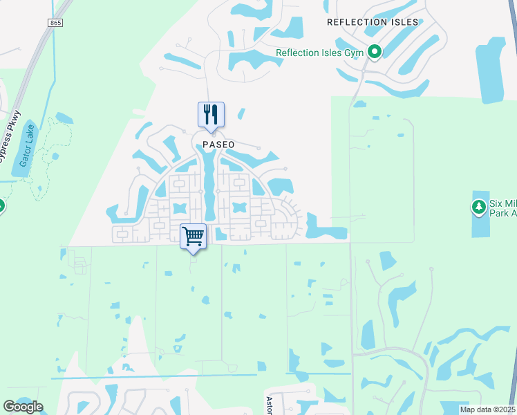 map of restaurants, bars, coffee shops, grocery stores, and more near 11827 Kemena Street in Fort Myers