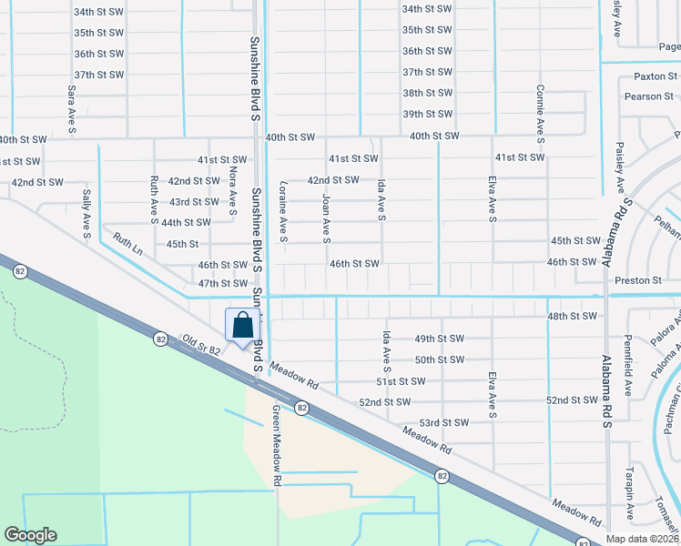 map of restaurants, bars, coffee shops, grocery stores, and more near 4603 Joan Avenue South in Lehigh Acres