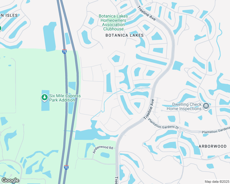 map of restaurants, bars, coffee shops, grocery stores, and more near 10150 Seyward Street in Fort Myers