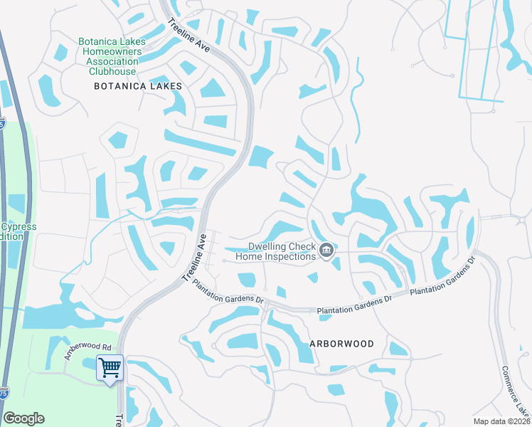 map of restaurants, bars, coffee shops, grocery stores, and more near 10874 Dennington Road in Fort Myers