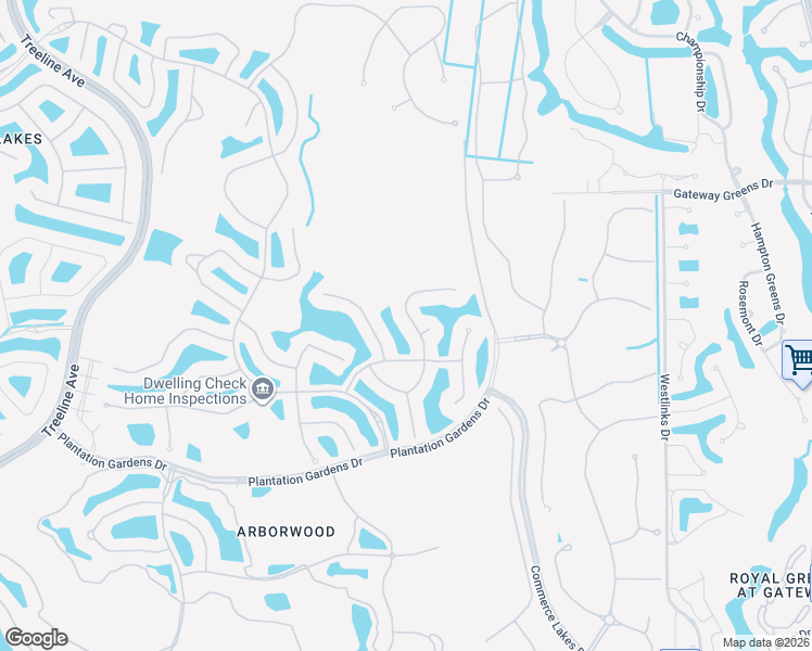 map of restaurants, bars, coffee shops, grocery stores, and more near 11927 Bourke Place in Fort Myers