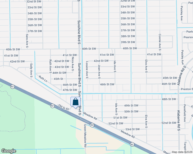 map of restaurants, bars, coffee shops, grocery stores, and more near 3000 45th Street Southwest in Lehigh Acres