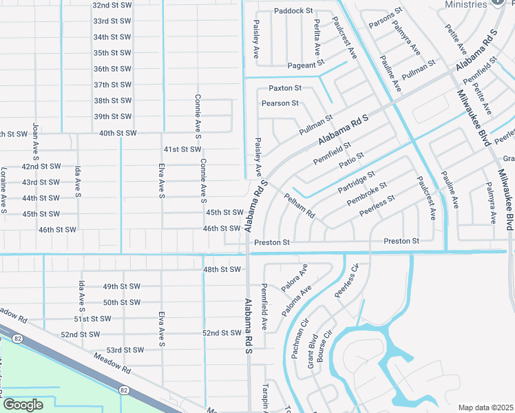 map of restaurants, bars, coffee shops, grocery stores, and more near 890 Alabama Road South in Lehigh Acres