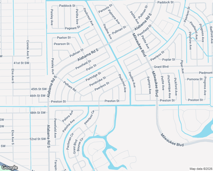 map of restaurants, bars, coffee shops, grocery stores, and more near 170 Peerless Street in Lehigh Acres