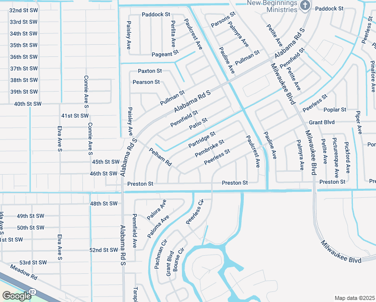 map of restaurants, bars, coffee shops, grocery stores, and more near 150 Pembroke Street in Lehigh Acres