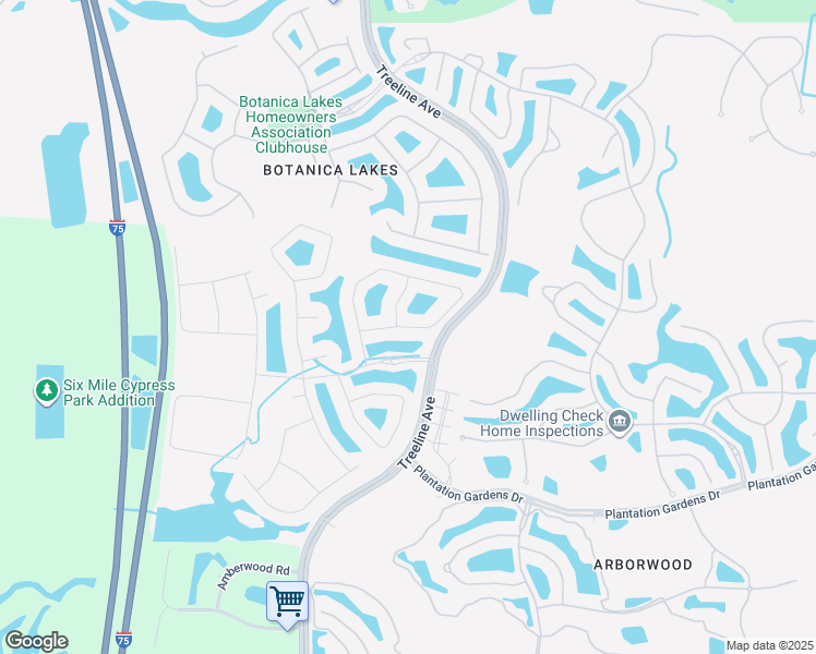 map of restaurants, bars, coffee shops, grocery stores, and more near Meadowrun Circle in Fort Myers