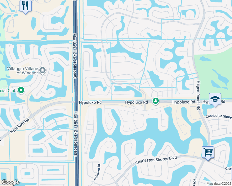 map of restaurants, bars, coffee shops, grocery stores, and more near 7517 Sally Lyn Lane in Lake Worth