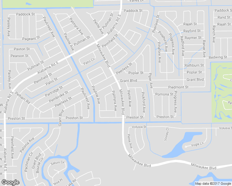 map of restaurants, bars, coffee shops, grocery stores, and more near 409 Palmyra Avenue in Lehigh Acres